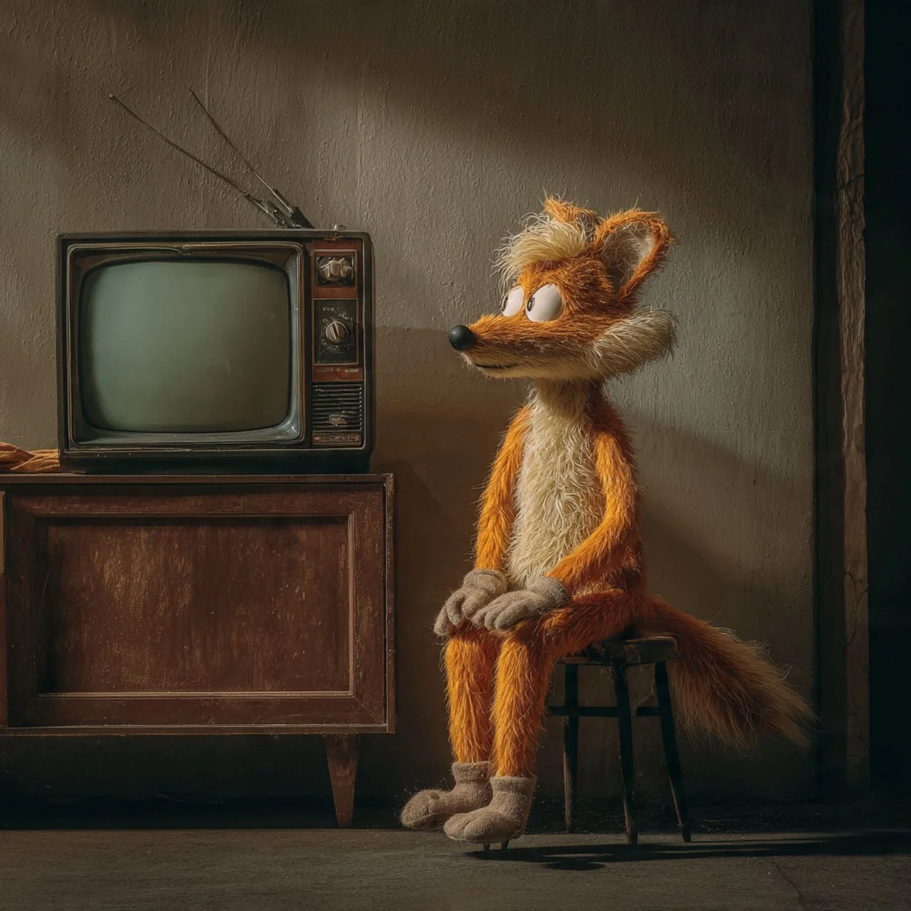 Comadreja naranja asociada al arte y la música
